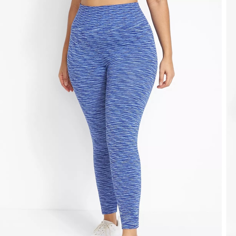 Plus Size Lane Bryant LIVI High-Rise Seamless 7/8 Active Leggings 18/20